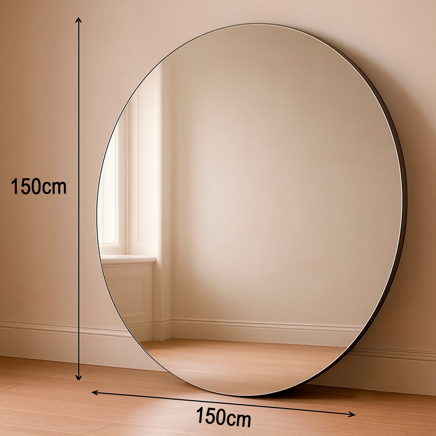 Espejo Circular Minimalista Premium Sin Bastidor