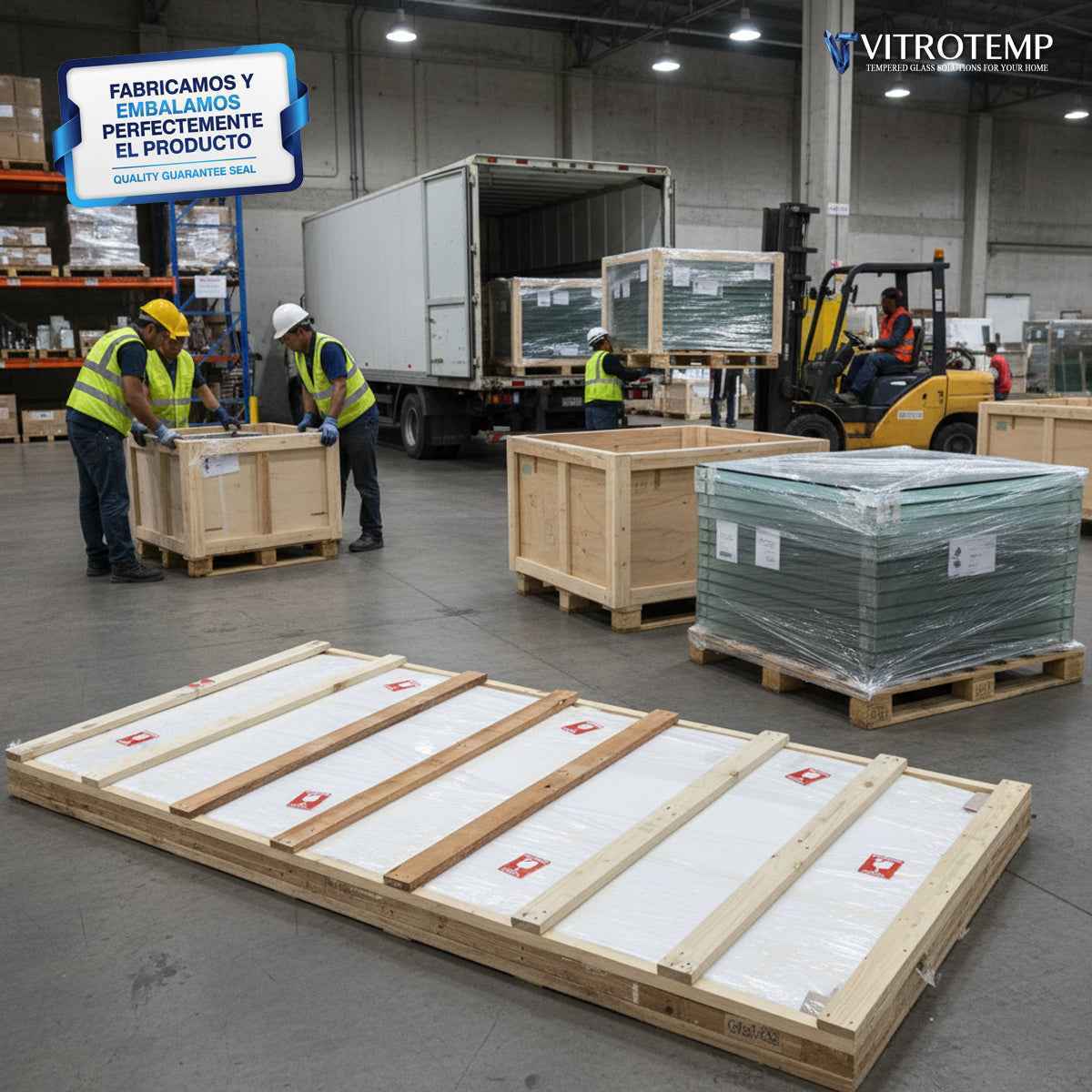 Vidrio Templado Rectangular Claro Para Mesa 120 x 100 cm