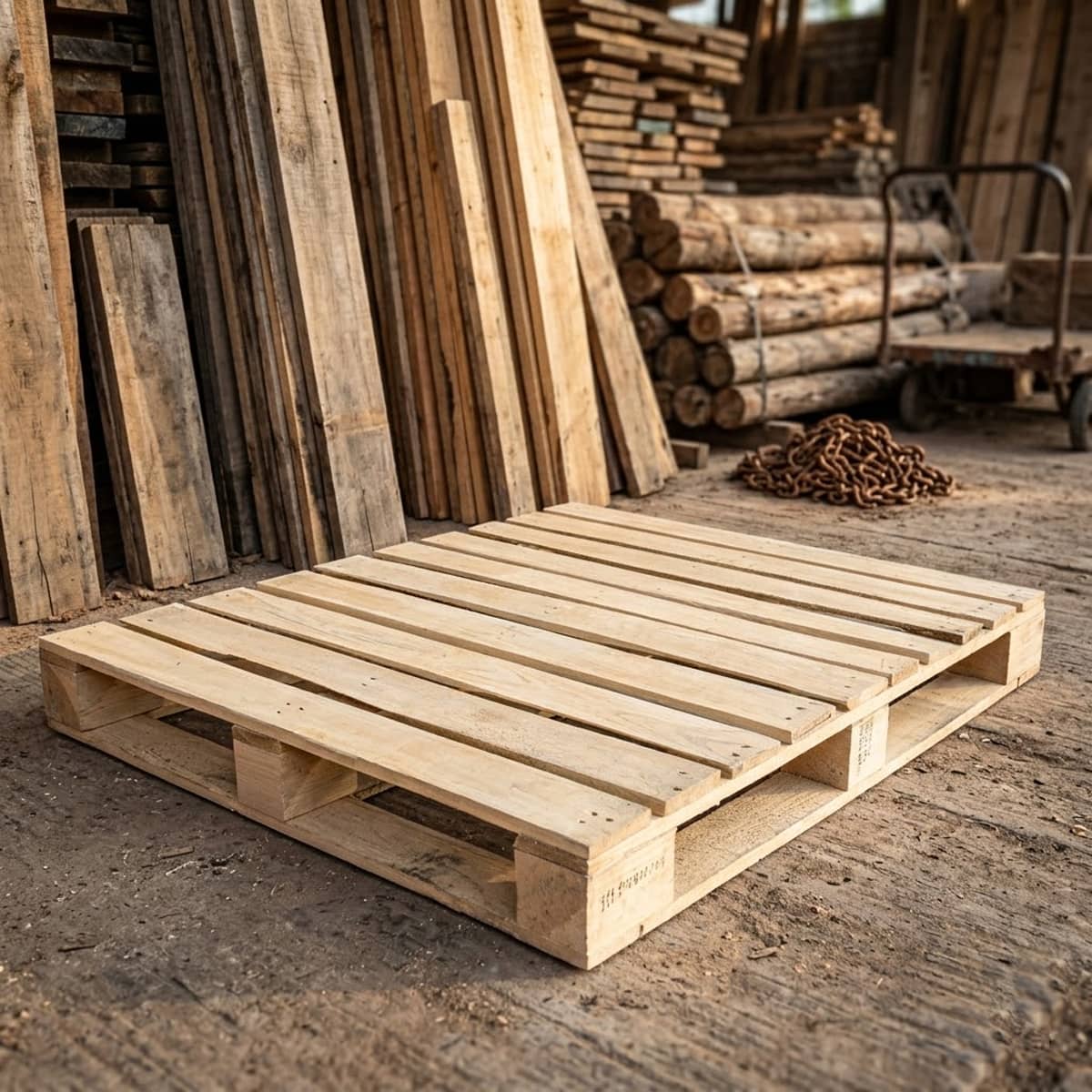 Tarima Industrial Uso Rudo Pallet Madera