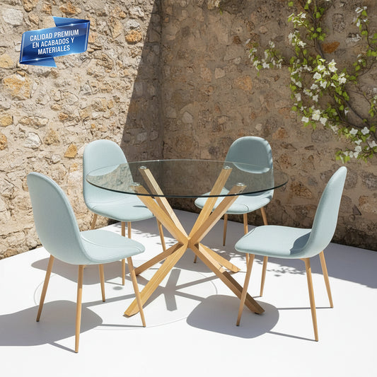 Cubierta Circular Vidrio Claro Templado - VitroTemp