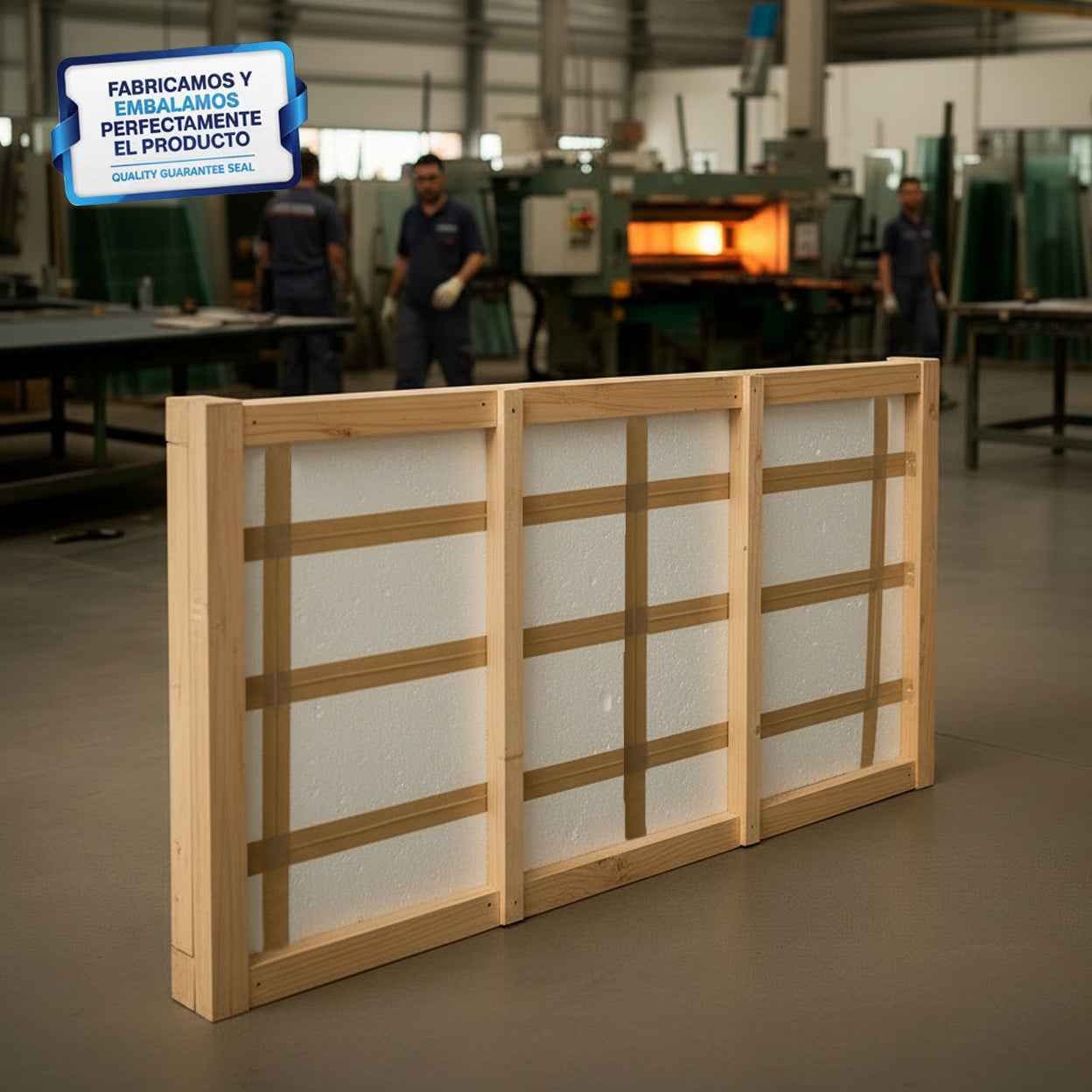 Vidrio Templado Claro Rectangular Para Mesa 252 x 120 cm