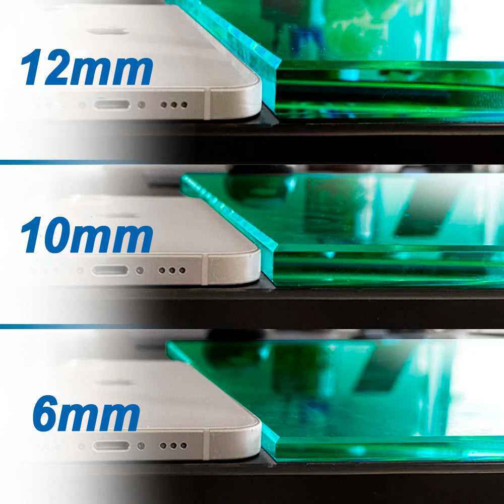 tipos de acabado en el vidrio templado de 6, 10 y 12mm - VitroTemp