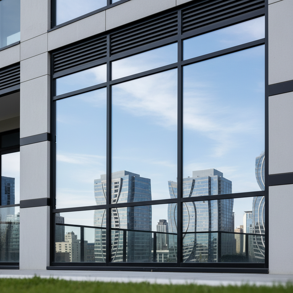 Vidrio Templado Reflecta de 6mm Control Solar Arquitectónico Tono Plata - VitroTemp