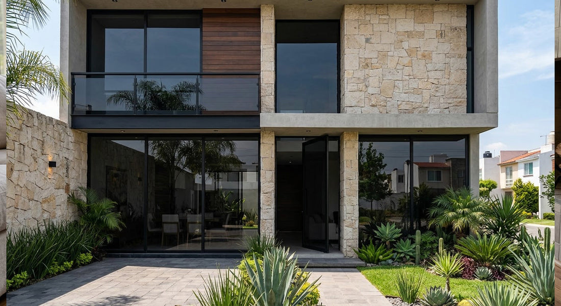 Vidrio ahumado templado para fachadas de casa - VitroTemp