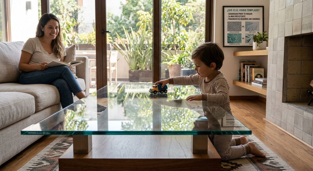 Qué es el vidrio templado y por qué es más seguro para tu hogar - Vitrotemp