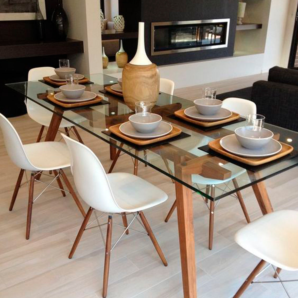 Cubierta Rectangular Vidrio Claro Templado - VitroTemp