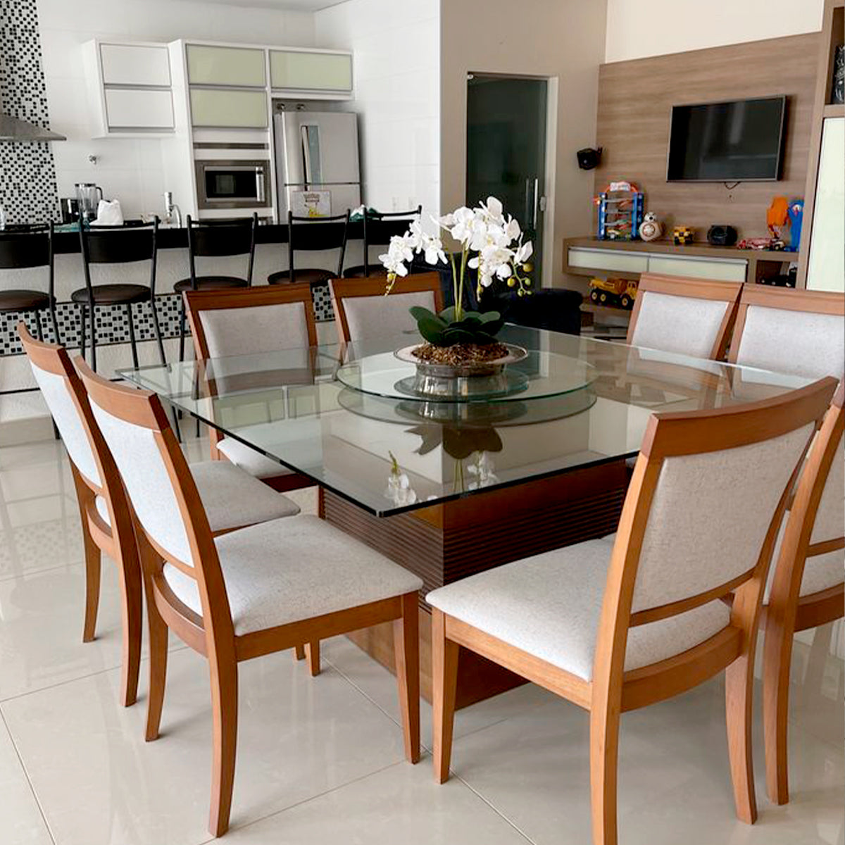 Cubierta Cuadrada Vidrio Templado Claro - VitroTemp