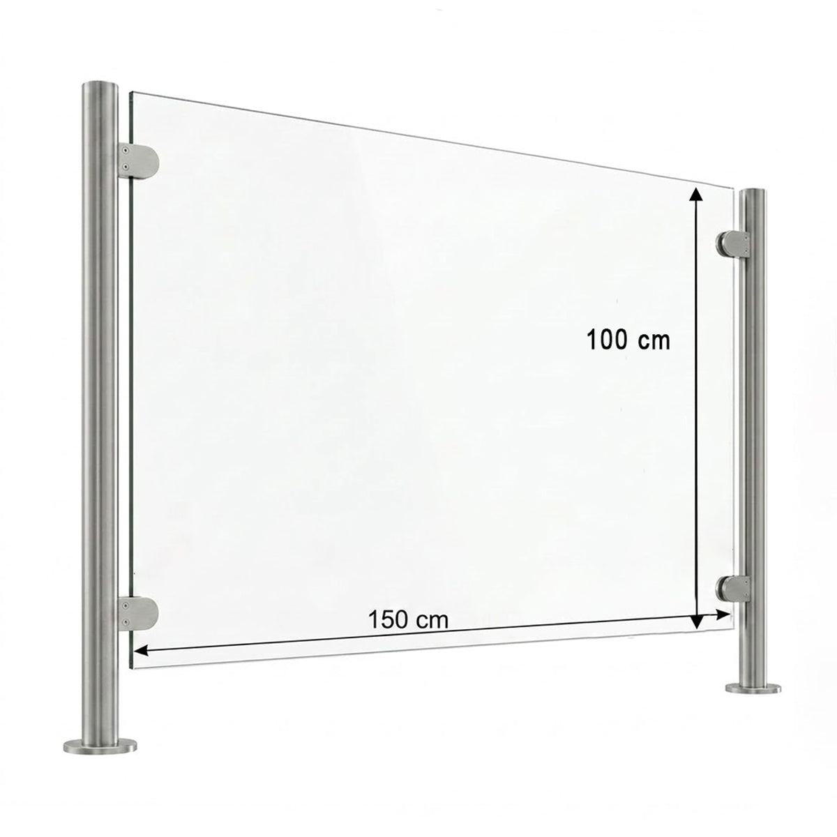 Vidrio Templado Claro para Barandal 10 y 12mm | VitroTemp