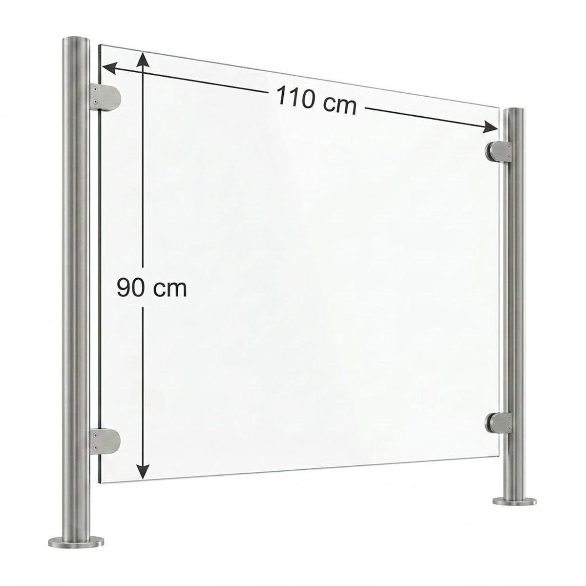 Vidrio Templado Claro para Barandal 10 y 12mm | VitroTemp