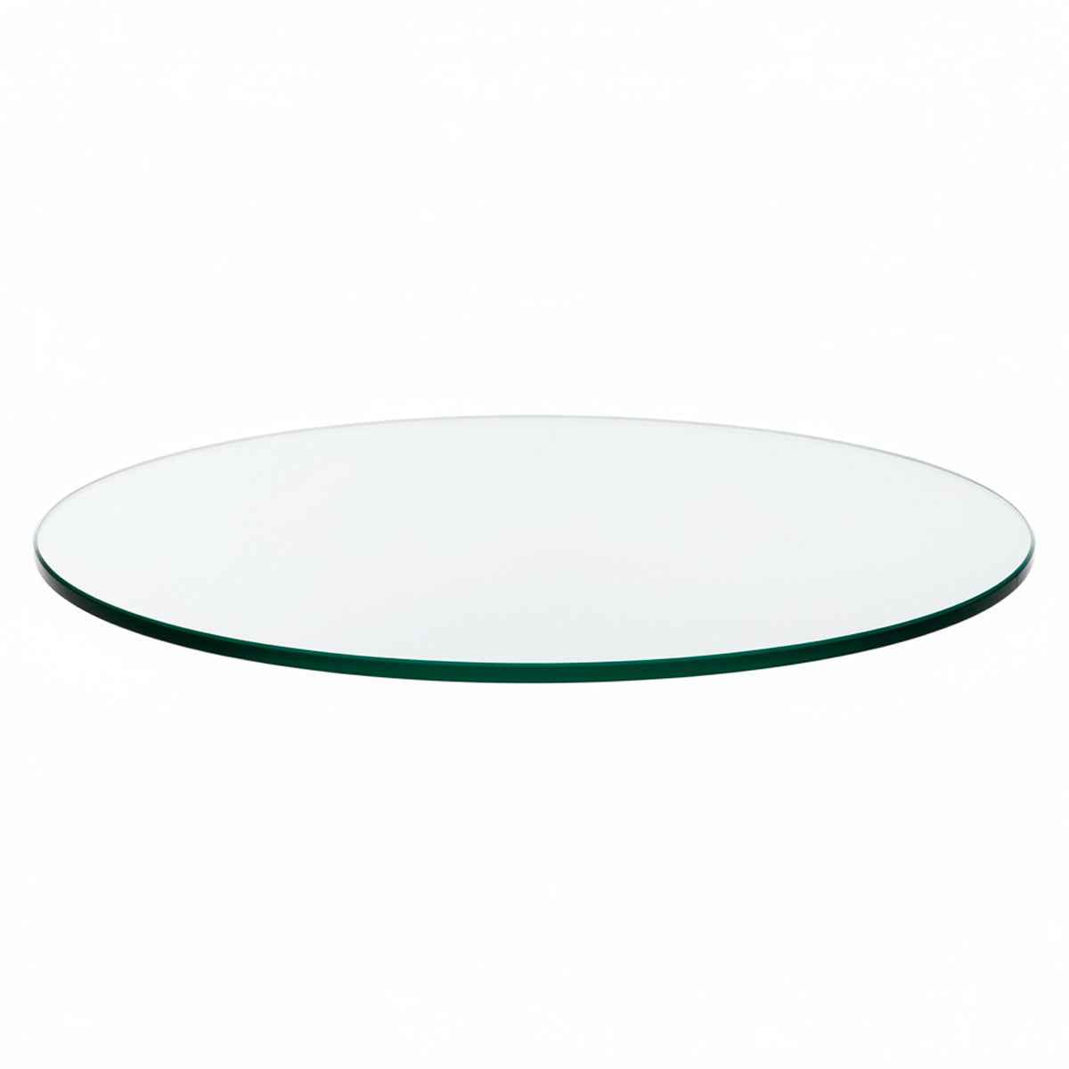 Cubierta Circular Vidrio Templado Claro 75cm Diámetro