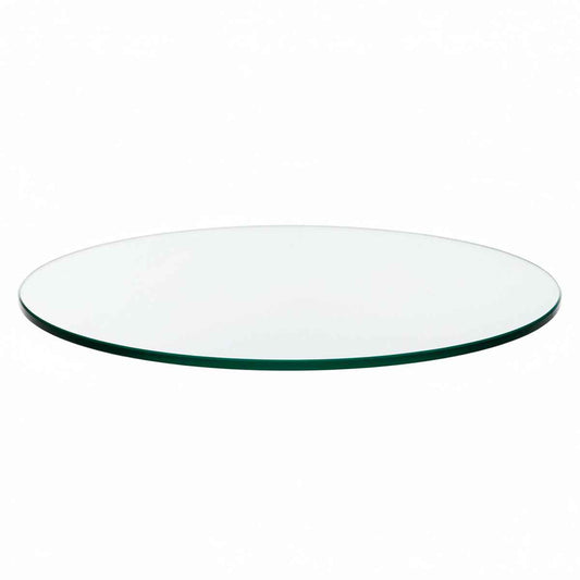 Cubierta Circular Vidrio Templado Claro 75cm Diámetro