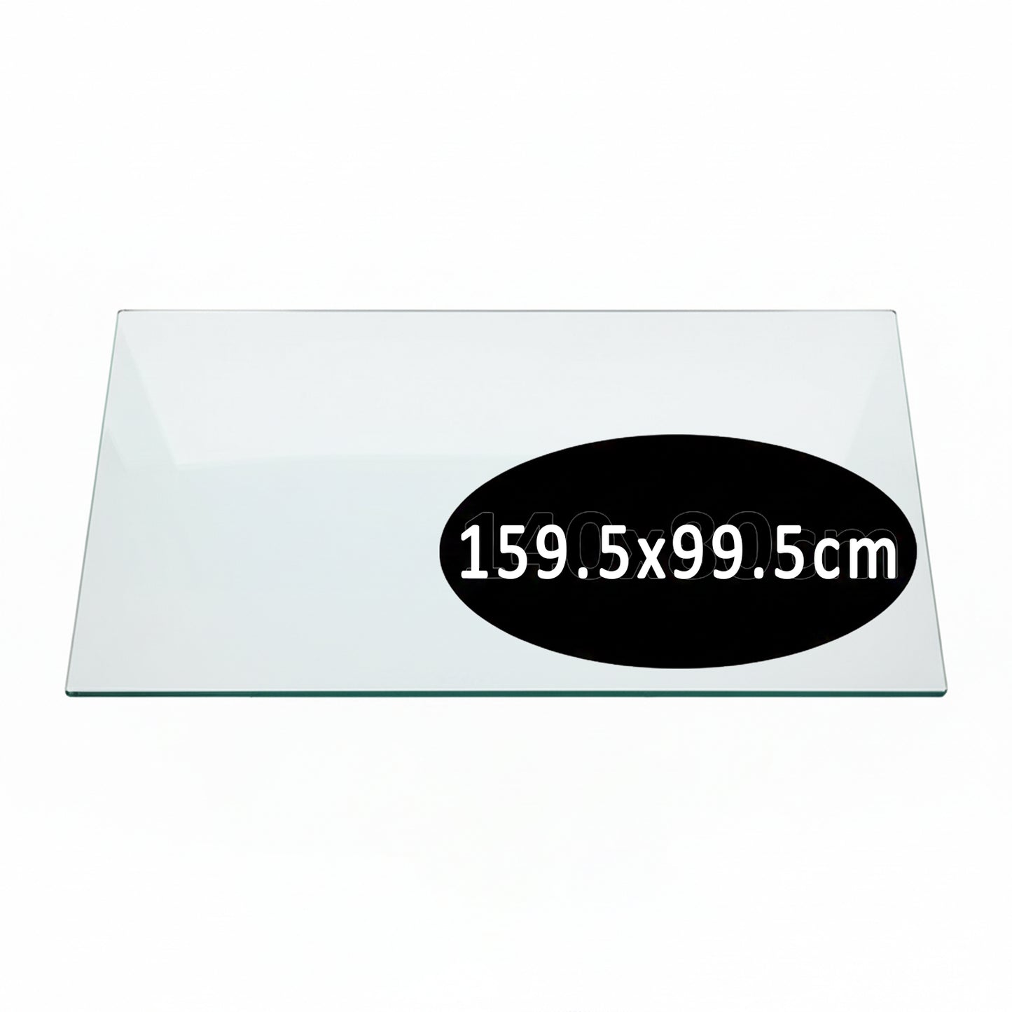Cubierta Rectangular Vidrio Claro Templado 159.5 x 99.5cm