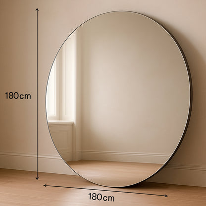 Espejo Circular Minimalista Premium Sin Bastidor