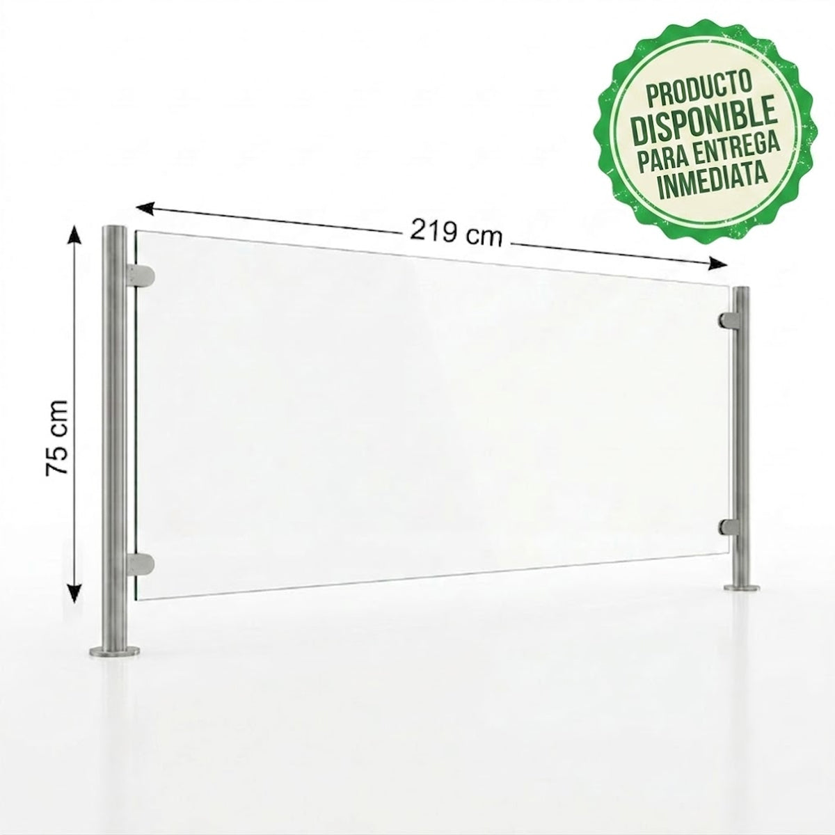 Vidrio Templado Claro para Barandal 10 y 12mm | VitroTemp