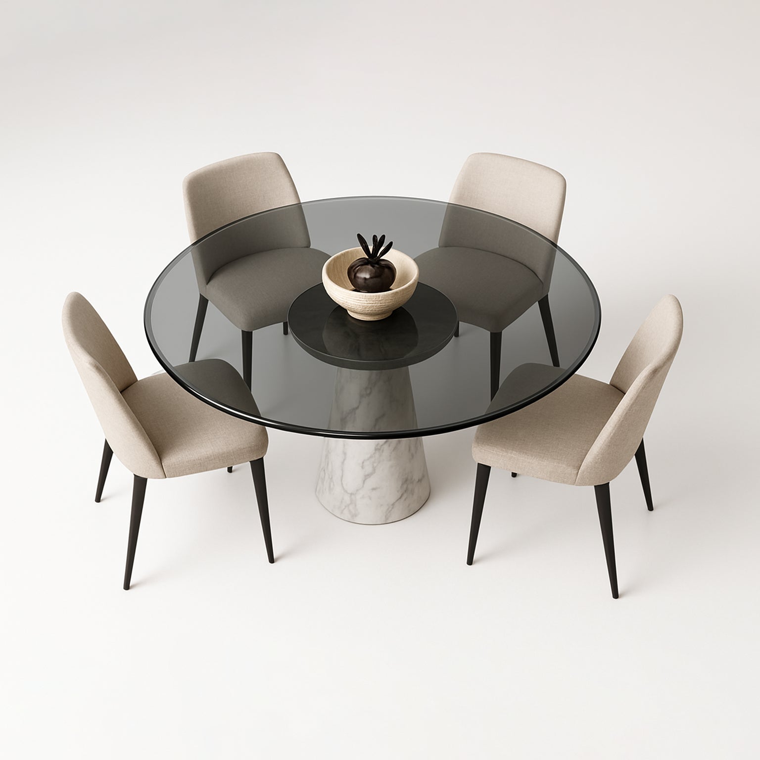 Cubierta Circular Vidrio Templado Ahumado - VitroTemp