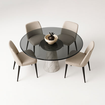 Cubierta Circular Vidrio Templado Ahumado - VitroTemp