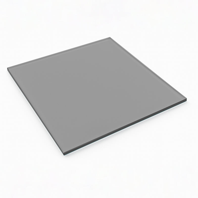 Cubierta Cuadrada Vidrio Ahumado Templado, vidrio cuadrado filtrasol templado para mesa de comedor de 4 personas - VitroTemp