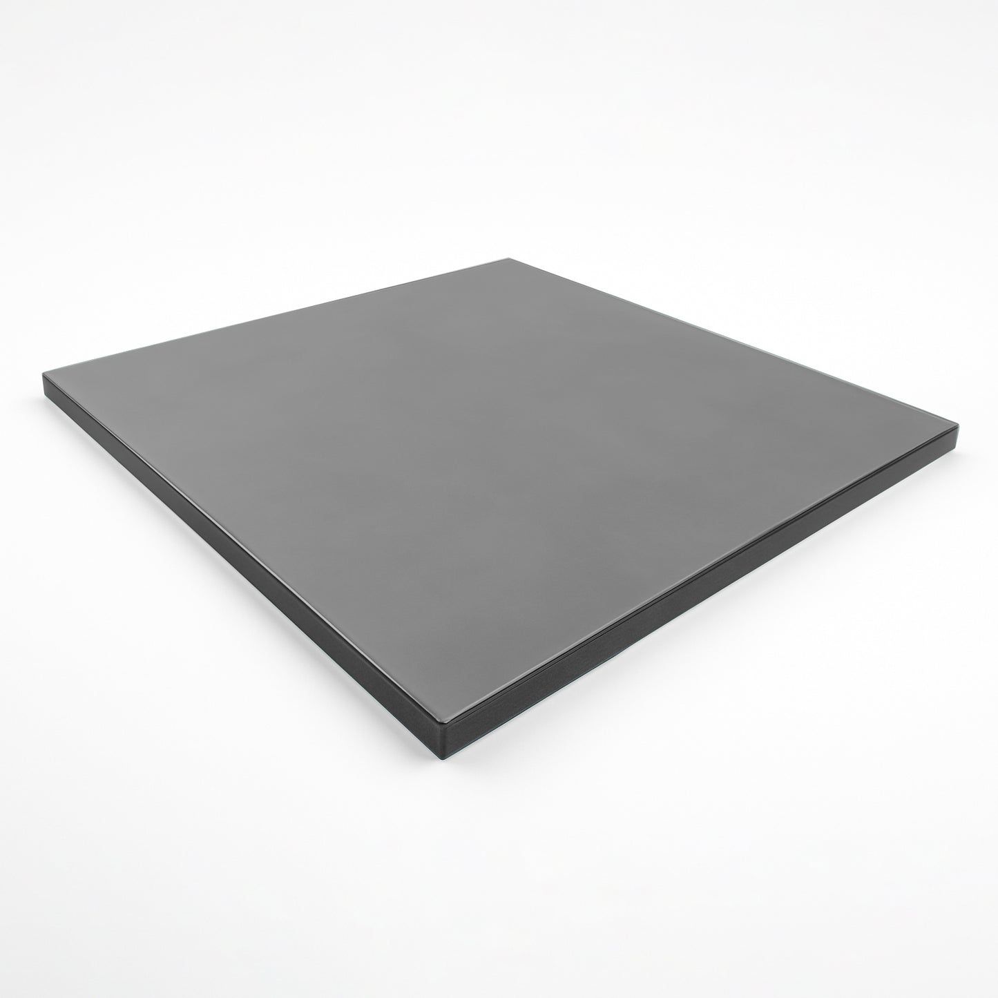 Cubierta Cuadrada Vidrio Ahumado Templado 90x90cm