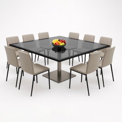 Cubierta Cuadrada Vidrio Ahumado Templado 150x150cm