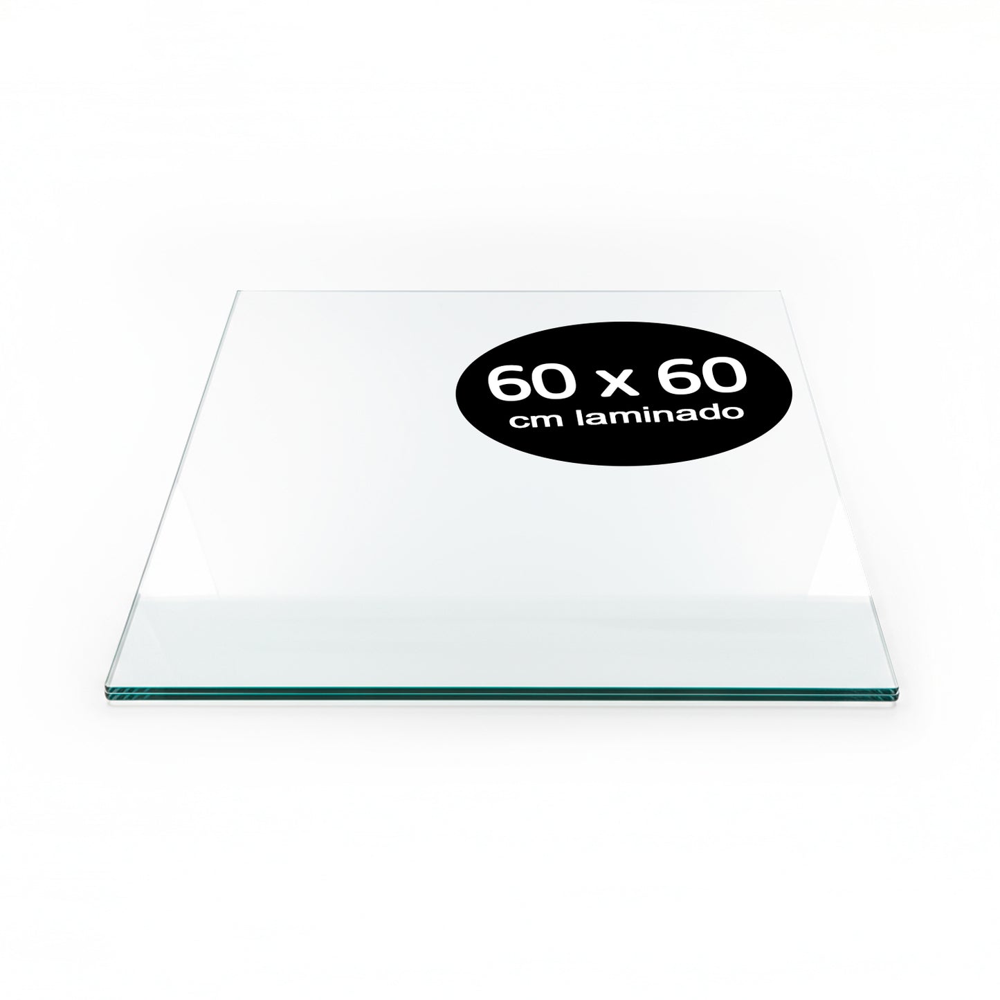 Vidrio Laminado Templado Claro 60 x 60 cm – Cristal para Piso de Alta Resistencia