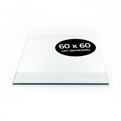 Vidrio Laminado Templado Claro 60 x 60 cm – Cristal para Piso de Alta Resistencia