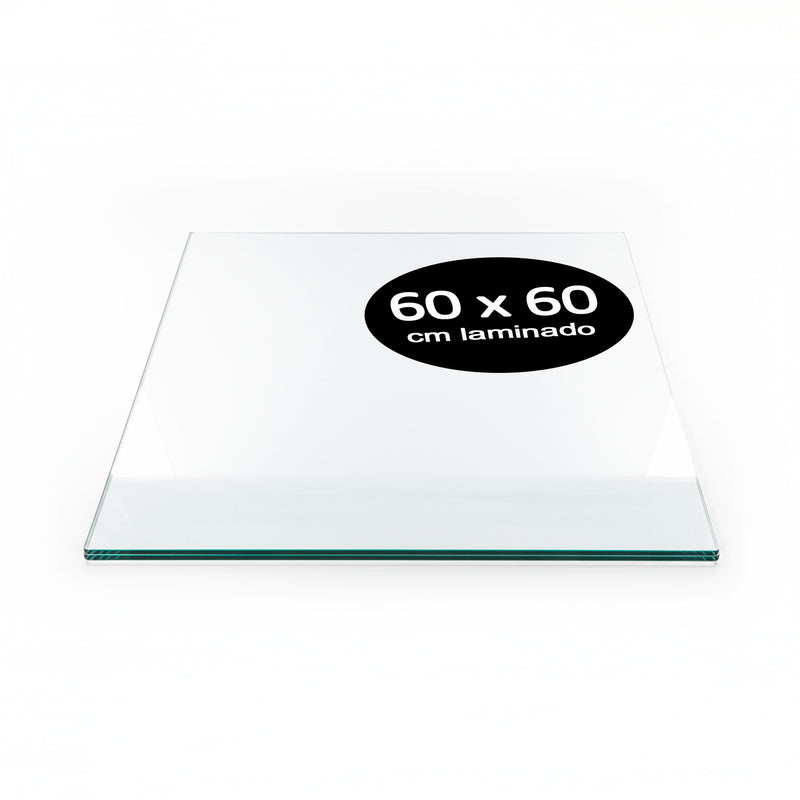Vidrio Laminado Templado Claro 60 x 60 cm – Cristal para Piso de Alta Resistencia