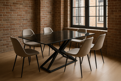 Cubierta Rectangular Vidrio Templado Ahumado 130x100cm