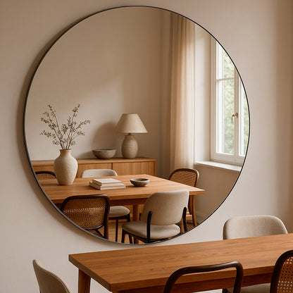 Espejo Circular Minimalista Premium Sin Bastidor