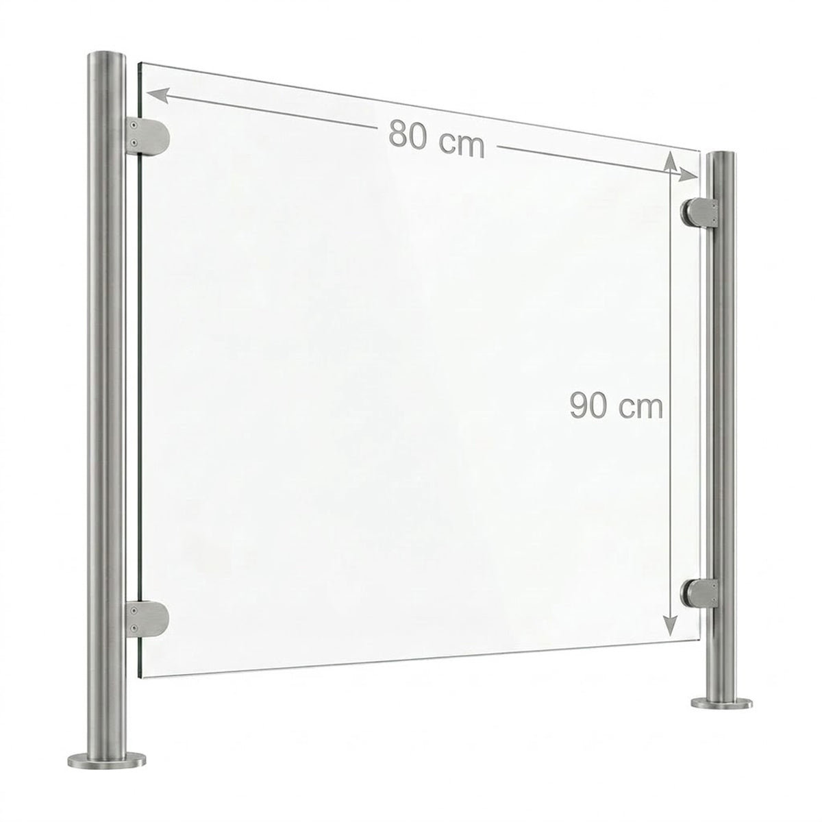 Vidrio Templado Claro para Barandal 10 y 12mm | VitroTemp