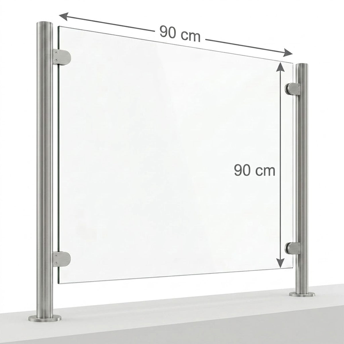 Vidrio Templado Claro para Barandal 10 y 12mm | VitroTemp