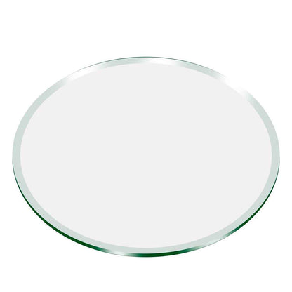 Cubierta Circular Vidrio Templado Claro 60cm Diámetro