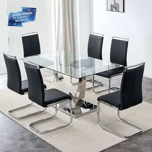 Cubierta Rectangular Vidrio Claro Templado Canto Pulido - VitroTemp