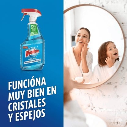 Limpiavidrios Windex Original 5 Litros con Atomizador de 946ml Rellenable