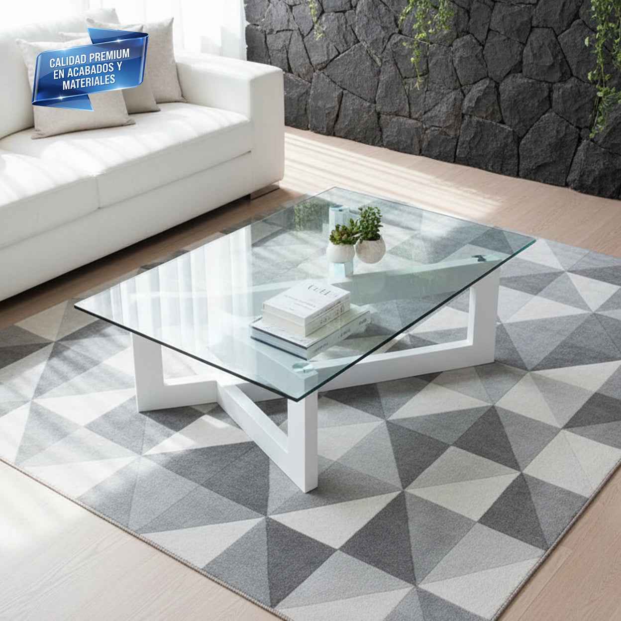 Cubierta Rectangular Vidrio Claro Templado - VitroTemp