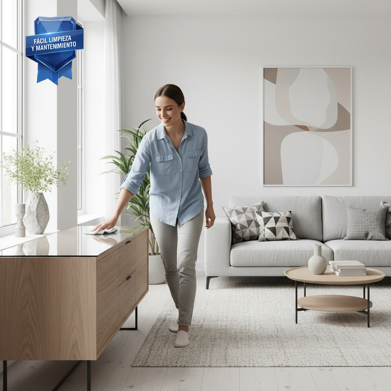 Cubierta Rectangular Vidrio Claro Templado 115x40cmm