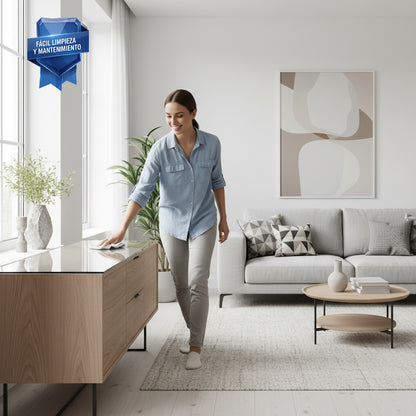 Cubierta Rectangular Vidrio Claro Templado 115x40cmm