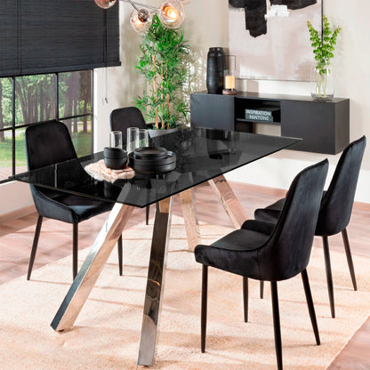 Cubierta Rectangular Vidrio Templado Ahumado 120x80cm