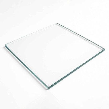 Cubierta Cuadrada Vidrio Claro Templado acabado biselado 1" - VitroTemp