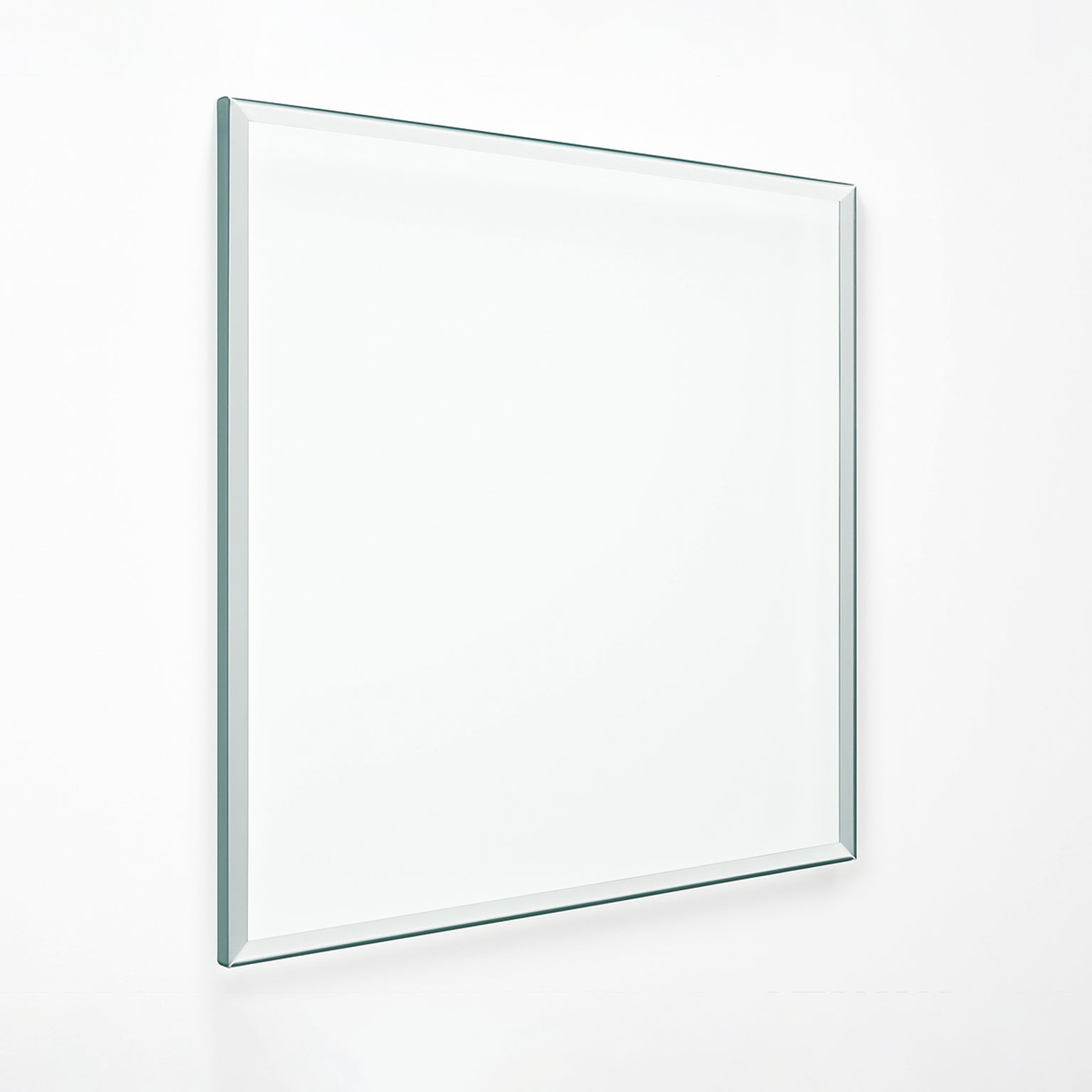 Cubierta Cuadrada Vidrio Claro Templado acabado biselado 1" - VitroTemp