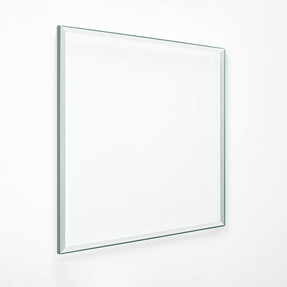 Cubierta Cuadrada Vidrio Claro Templado acabado biselado 1" - VitroTemp