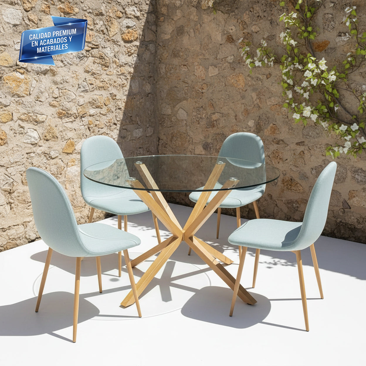 Cubierta Circular Vidrio Claro Templado - VitroTemp