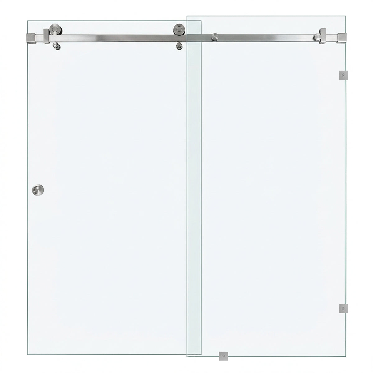 Cancel Corredizo Bacalar 98-102 cm - Vidrio Templado Claro 8mm