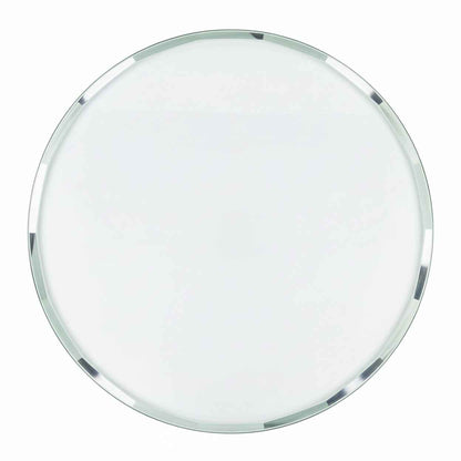 Cubierta Circular Vidrio Claro Templado Acabado Biselado 1" - VitroTemp