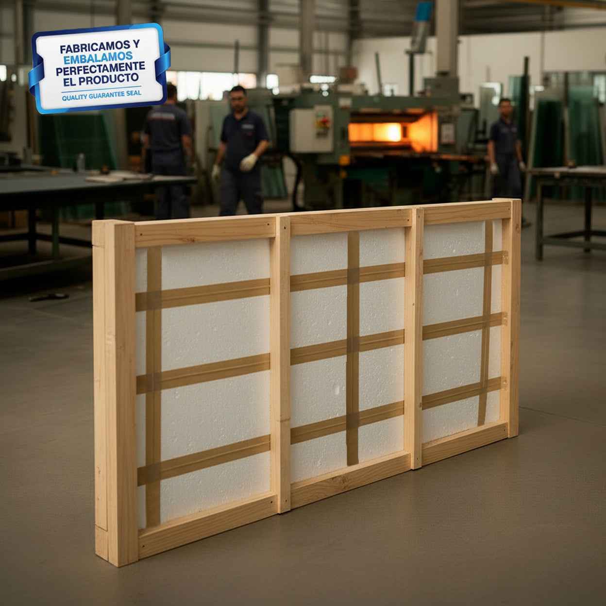 Vidrio Templado Claro Rectangular Para Mesa 252 x 120 cm