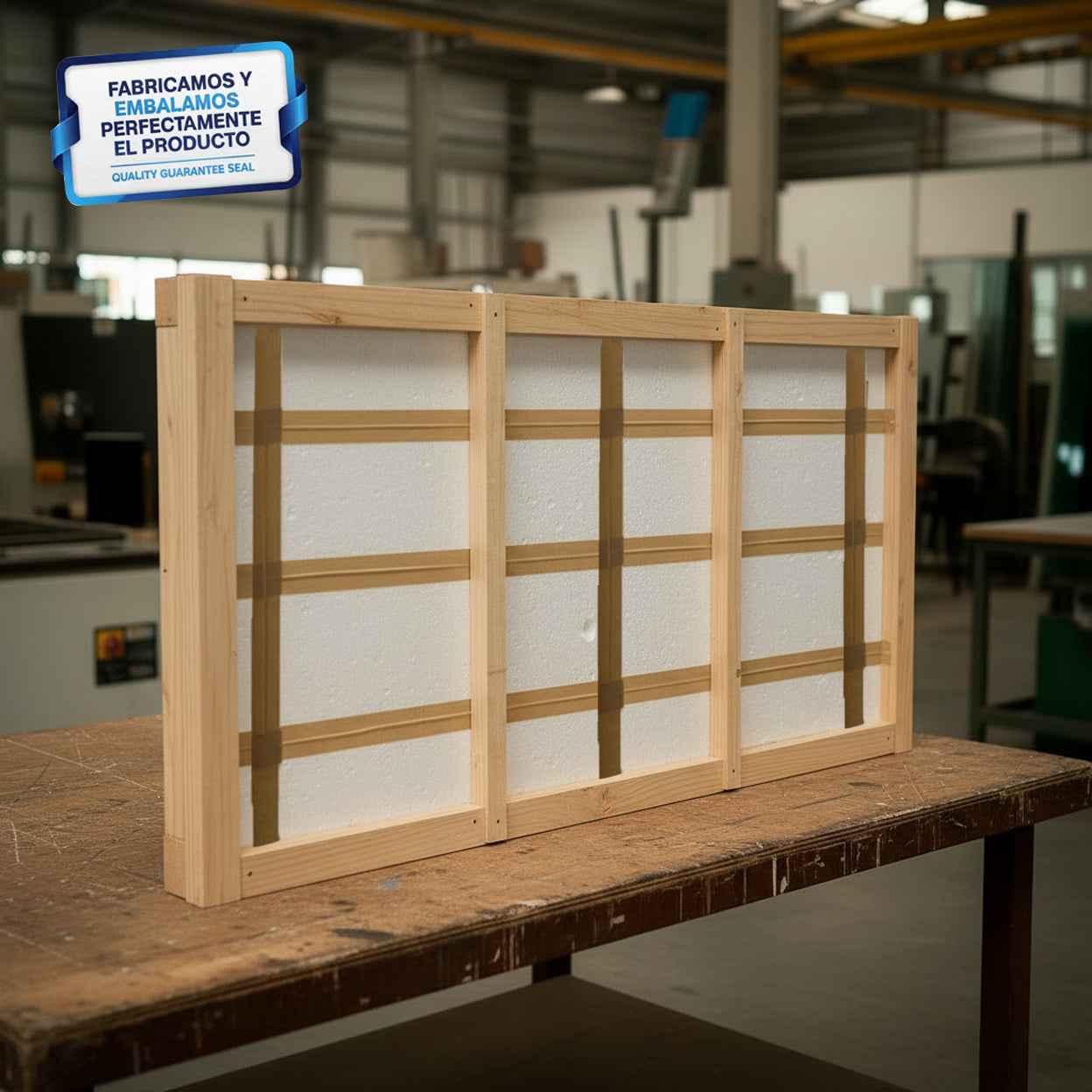 Embalaje cubierta rectangular Vidrio Templado - VitroTemp