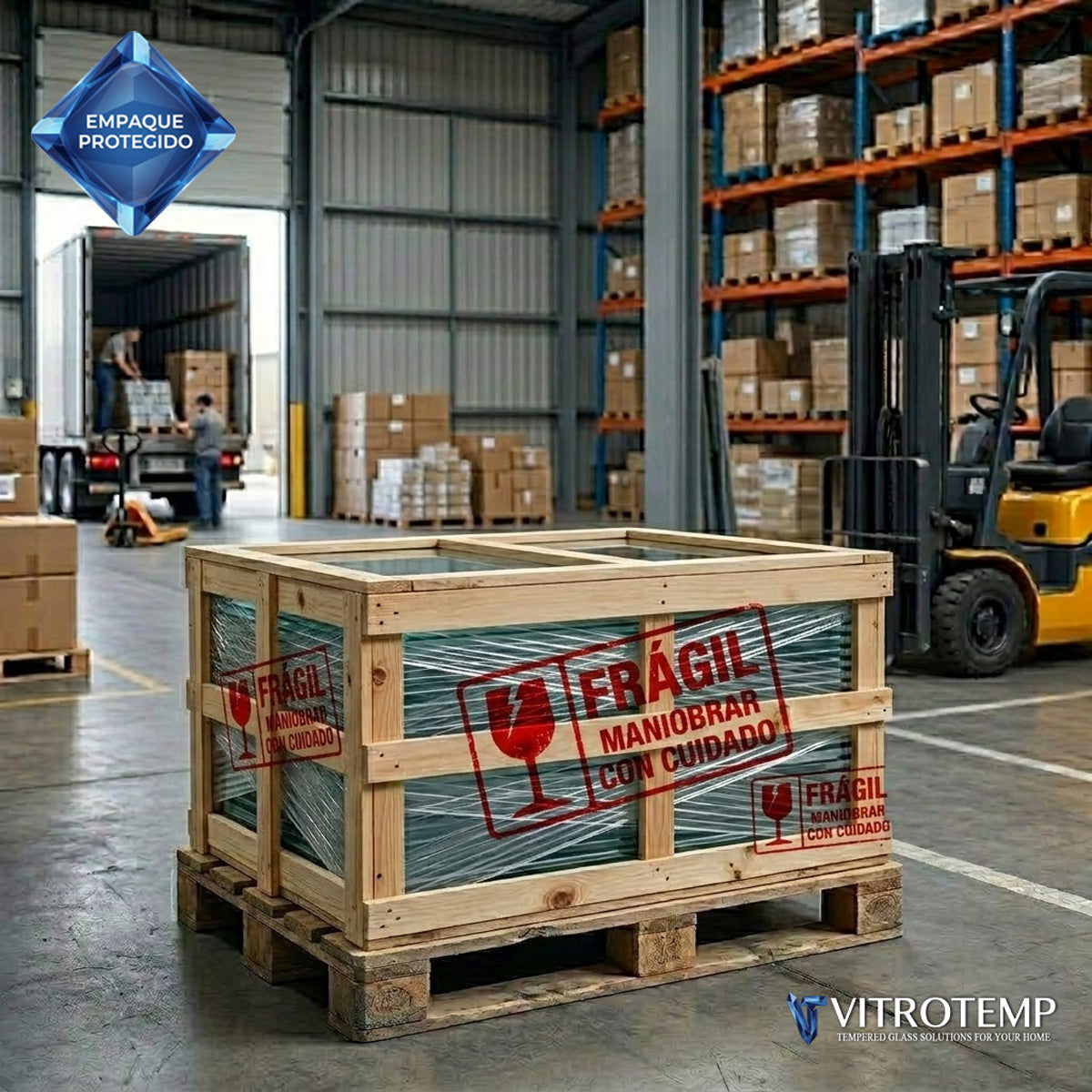 Vidrio Templado Reflecta Plata de 6mm Medida 120 x 120 cm Control Solar Arquitectónico