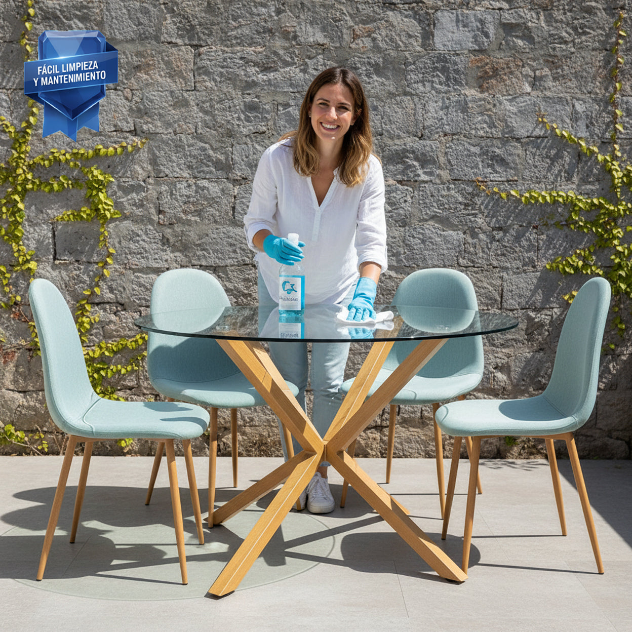 Cubierta Circular Vidrio Claro Templado - VitroTemp