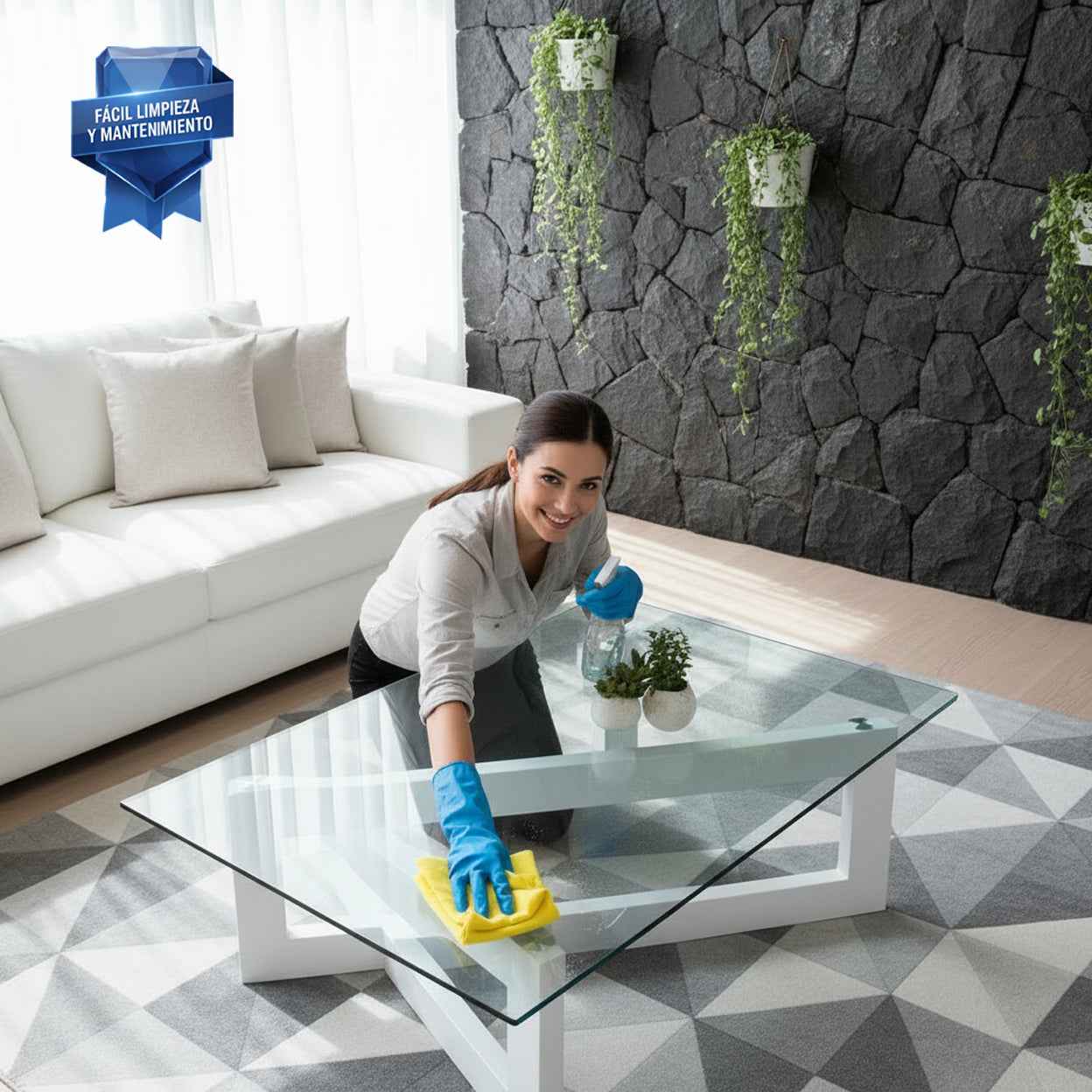 Cubierta Rectangular Vidrio Claro Templado - VitroTemp