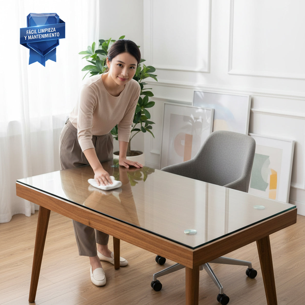 Cubierta Rectangular Vidrio Claro Templado - VitroTemp