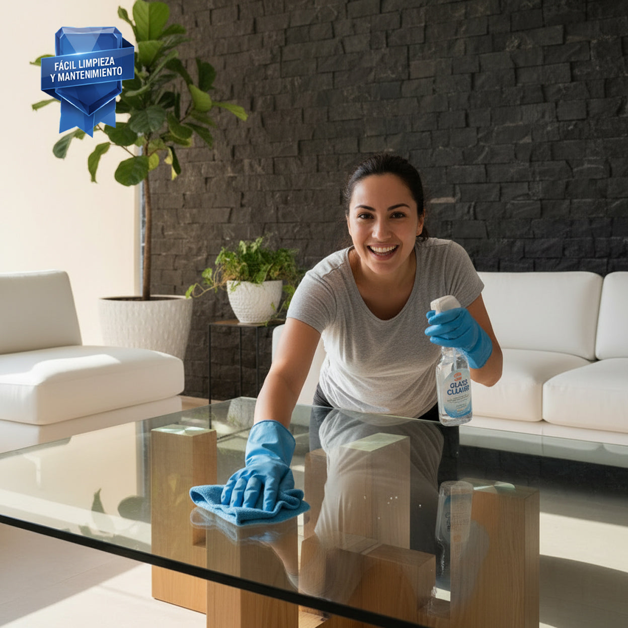 Cubierta Rectangular Vidrio Claro Templado - VitroTemp